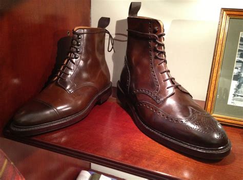 Crockett and jones coniston brown scotch grain leather derby boots uk 12.5 us 13top rated seller. Crockett & Jones | Botas