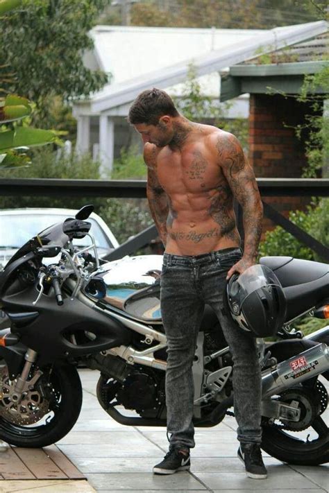 Bad boys & hot bikers: Tattoo guy with motorbike | Tattoos | Pinterest | Tat ...