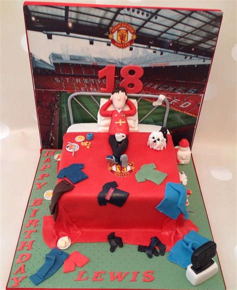 4.2 out of 5 stars 11. Manchester United inspired messy bedroom cake for an 18 ...