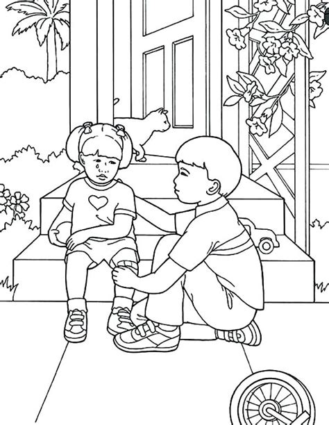 Coloring pages have an utmost significance in our lives. Helping Others Drawing at GetDrawings | Free download