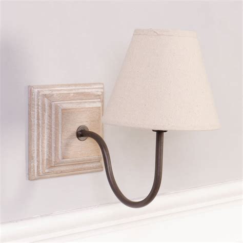 Sale ends in 2 days 12. Simple Wall Light With Linen Shade By Dibor ...