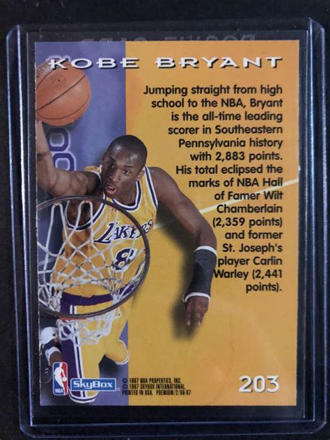 We did not find results for: Kobe Bryant 1996-97' SkyBox / FLEER ROOKIE Basketball Card. Kobe Bryant LA LAKERS Basketball ...