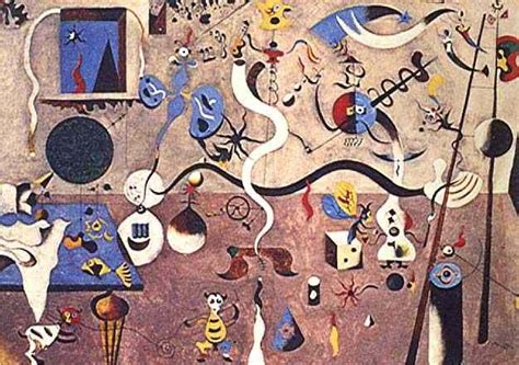 When miro moved into the studio of pau gargallo on the rue blomet in paris, he came in contact with the poets and artists harlequin's carnival is good example of this change. Carnaval D'Arlequin Joan Miro | Art History for Elementary ...