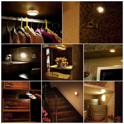 New listingled push touch lights stick on battery powered kitchen cupboard under cabinet. SOLLED Wireless LED Puck Lights Kitchen Under Cabinet ...