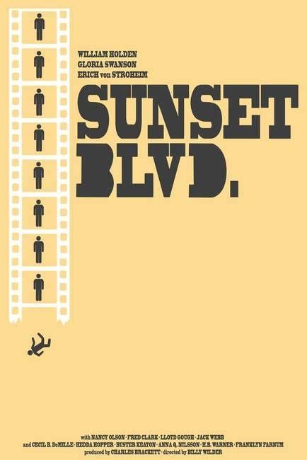 Find the perfect sunset boulevard movie poster stock photo. Sunset Boulevard (1950) - Minimal Movie Poster by Alex ...