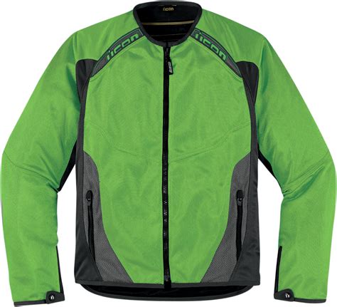 Enjoy the white and black combination for this nice summer jacket that's packed with plenty of features. Icon Anthem Mesh Motorcycle Jacket - Green