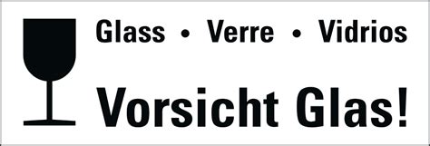 Servicio online gratuito para convertir word a pdf. Etikett Vorsicht Glas!, 4-sprachig, Haftpapier, 170x60mm ...