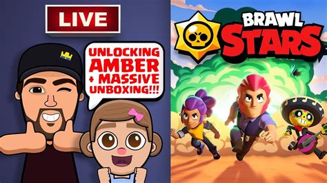 Follow supercell's terms of service. Brawl Stars LIVE | Unlocking AMBER!!! + MASIVE UNBOXING ...