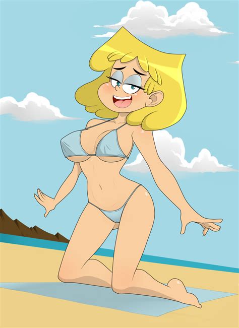 news the loud house #3: Rule 34 - beach bikini blonde hair clothed female lori ...