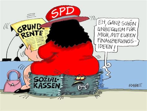 Frauen und männer, die nur wenig rente haben trotz eines langen die grundrente tritt zum 1. SPD Grundrente By RABE | Politics Cartoon | TOONPOOL