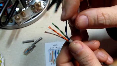 Each plug has eight locations spaced about 1 mm apart into. #124: How to install an RJ45 connector on a CAT5 Ethernet network Patch Cable - DIY Repair - YouTube
