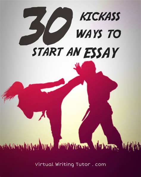 This article will walk you through the steps on how to write an interview essay. 30 kickass ways to start an essay | Lernen