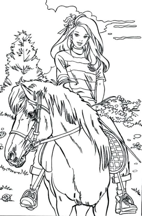 Print kleurplaten prefix paarden spirit. Barbie Horse Coloring Pages at GetColorings.com | Free ...