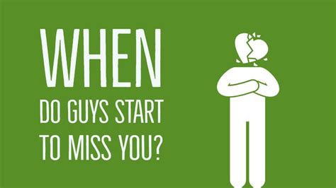 When Do Guys Start To Miss You After A Breakup | Breakup, After break up, Miss you