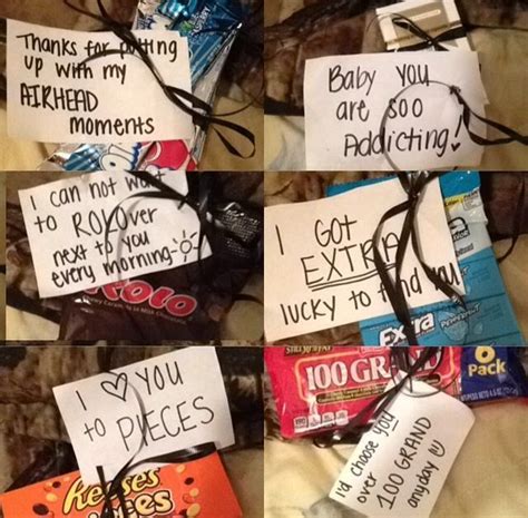 Birthday gifts ideas for boyfriend. Cute, Cheap & Very Appreciated Candy Gift! my boyfriend ...