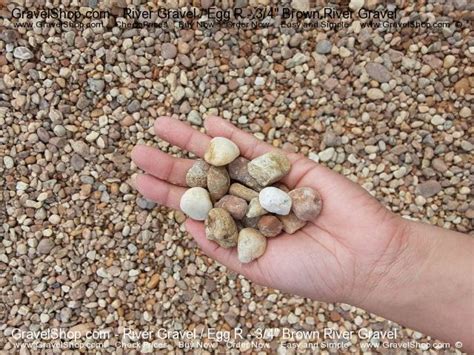 Initially i made this mix for citrus but found it works great for many of my trees. 3/4" Brown River Gravel