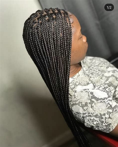 The difference is that, unlike box braids, these don't include the small knot. Photo Gallery - Janae Braids
