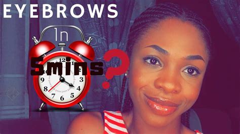 And it frames your eyes and makes them pop. BEGINNER FRIENDLY EYEBROW TUTORIAL IN 5 MINS | GHANAIAN ...