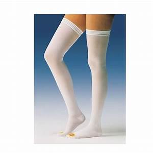 Covidien Ted Anti Embolism Thigh High Closed Toe White