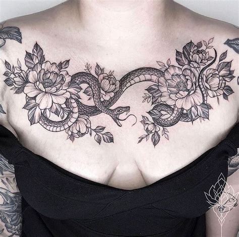 How painful are chest tattoos? Pin by lilly on personal style mood board | Chest tattoos ...