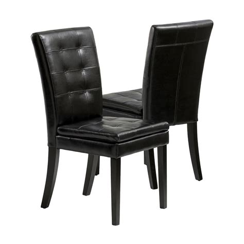 Both our grey leather dining chairs and black leather dining chairs will complement almost any interior scheme and work well with a wide range of dining tables. Black Leather Dining Room Chairs - Home Furniture Design