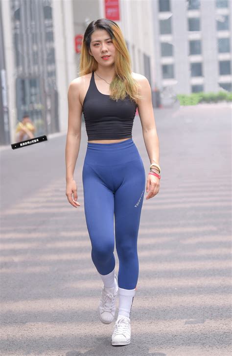 Teen in leggings tight pants fingering. Yoga Pants are a trend that has received attention from ...