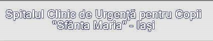 May 13, 2021 · sta ţia de dializ ă de la spitalul clinic „dr. Spitalul Clinic de Urgenta Pentru Copii Sfanta Maria Iasi ...