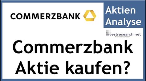 Dann sind alle kursgewinne futsch: Commerzbank Aktie kaufen: Die neue "Deutsche Bank"? - YouTube