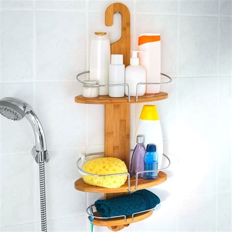 The only exception being if you have a shower head that extends from the ceiling. Natur Pur Toby Bamboo Wall Mounted Shower Caddy & Reviews ...