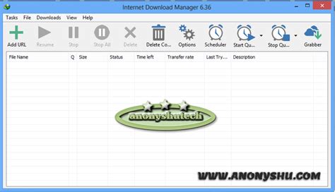 Free download manager, multi thread, high speed download your files. IDM(INTERNET DOWNLOAD MANAGER) FULL PACKAGE (10MB) VERSION 6.36 FREE UNLIMITED DAYS BY ANONYSHU ...