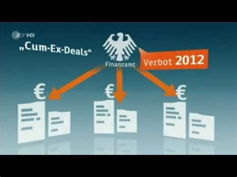 However, the wider scheme carried out in the first. Umstrittene Aktienkäufe und Cum-Ex-Deals - 24.11.2016 - YouTube