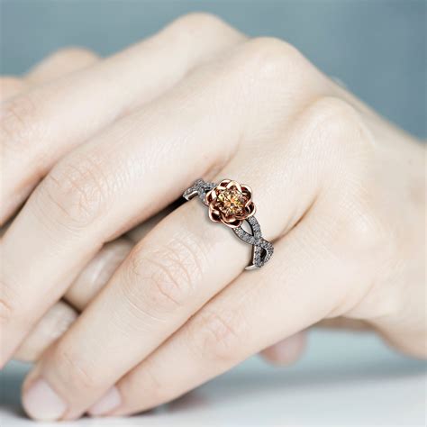 flower-engagement-ring-morganite-engagement-ring-14k-two-tone-gold-ring