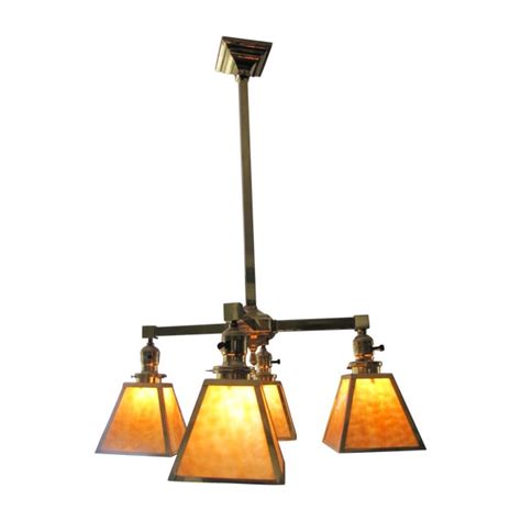 Sorry, this product is no longer this chandelier features 3 three traditional, mission style lanterns hanging from the arms of the. Mission Style Chandelier | Chairish