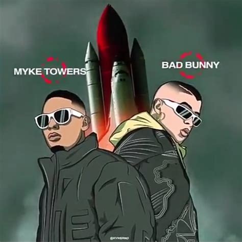 Although he has been making and releasing music since 13, the te bote hitmaker became a pop sensation in 2020.the universal music latin entertainment artist was the most streamed artist on spotify, with 8.3 billion streams. Bad Bunny Ft. Myke Towers - Estamos Arriba by Klo_Z and ...