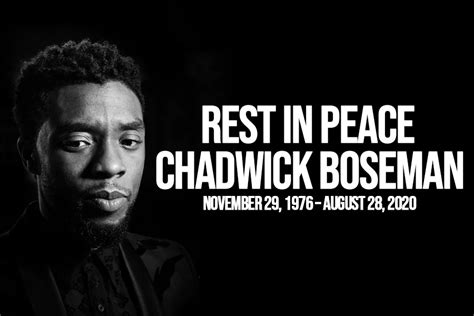 Chadwick passed away on august 28, 2020 at the age of 43 in los angeles chadwick's cause of death was cancer. Chadwick Boseman Has Died Following A Four-Year Battle ...