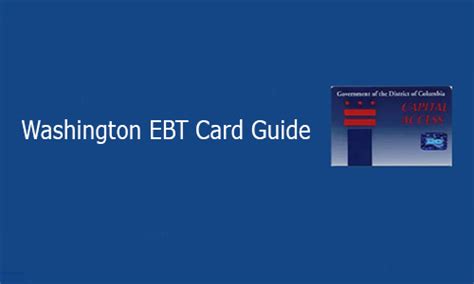 Services include ebt card replacement services. Washington EBT Card Guide: Everything you Should Know About Washington EBT Card | Makeoverarena