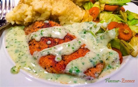 Learn this recipe and perfect your frying. Flavour-Essence: Garlic Chicken Breast Fillet with Parsley Sauce