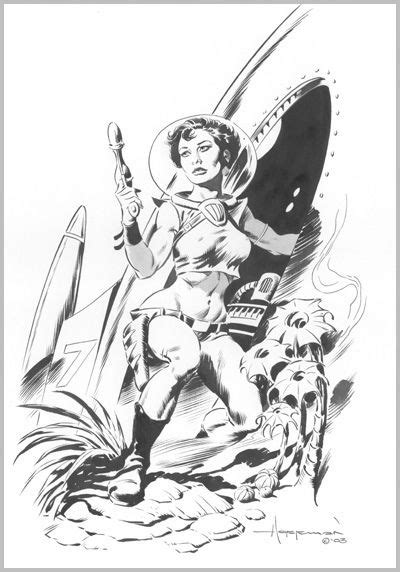 Please share a photo or memory of mike. Spacegirl Landing by Mike Hoffman | Artist, Art, Fantasy art