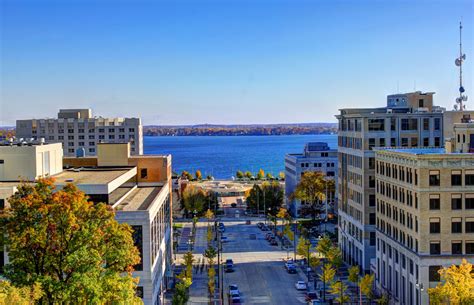 View of Lake from Observation Deck in Madison, Wisconsin image - Free stock photo - Public ...