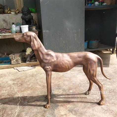 • we cooperate with customer to bid tenders. Life Size Bronze Greyhound Statue For Sale Outdoor Garden ...