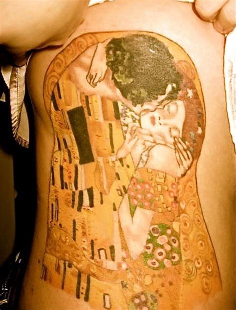 He also added more symbolic ornaments to both death and life. Lady J In Lotus Pose: Gustav Klimt Tattoo