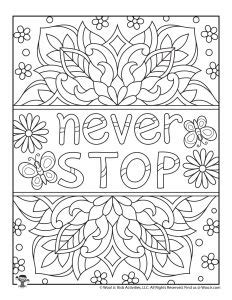 Don't forget to confirm subscription in your email. Positive Sayings Adult Coloring Pages | Woo! Jr. Kids ...