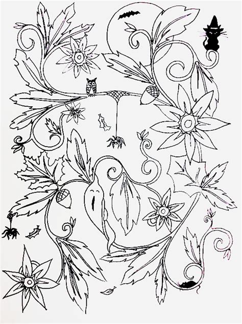 So, when i was looking for adorable halloween coloring pages and couldn't find that many, i sat down and started designing some on my here are a few more fun posts with some fall and halloween content i designed myself Halloween Fall coloring sheet | Fall coloring sheets, Halloween coloring sheets, Coloring sheets