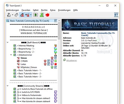 8.170 server 25.431 user online. Umstellung des TS3-Servers