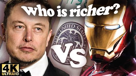 The price fluctuation also means bitcoin. Is ELON MUSK Or IRON MAN Richer? Video all Marvel and Tony ...