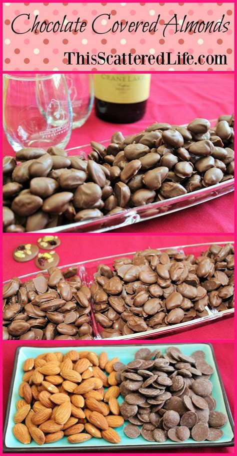 We may earn commission from the links on this page. Super Simple Chocolate Covered Almonds | Chocolate covered ...
