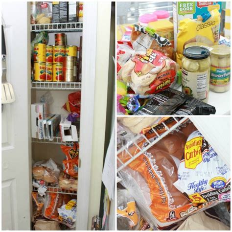 A wooden plate holder over the sink is a cool and lots of vertical and usual drawers and glass cabinets will give you much storage space for all your kitchen stuff. No Pantry, No Problem ~ Food Storage Ideas - Mom 4 Real