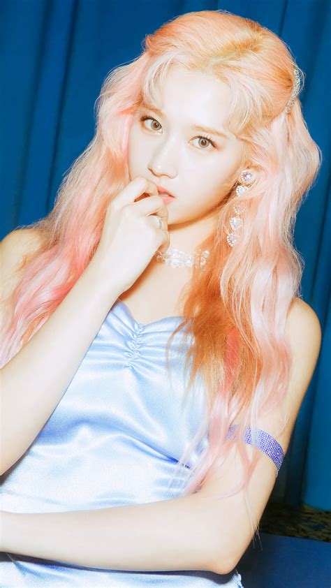 Twice once wallpaper lockscreen kpop fondo de pantalla hd chaeyoung sana tzuyu momo jihyo mina dahyun nayeon jeongyeon. #305556 TWICE, Feel Special, Sana, Peach, Pink, Hair, 4K wallpaper | Mocah.org