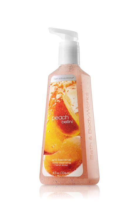 Bath & body works gentle foaming hand soap peach bellini 259ml size bottle condition is new. Peach Bellini Deep Cleansing Hand Soap - Anti-Bacterial ...