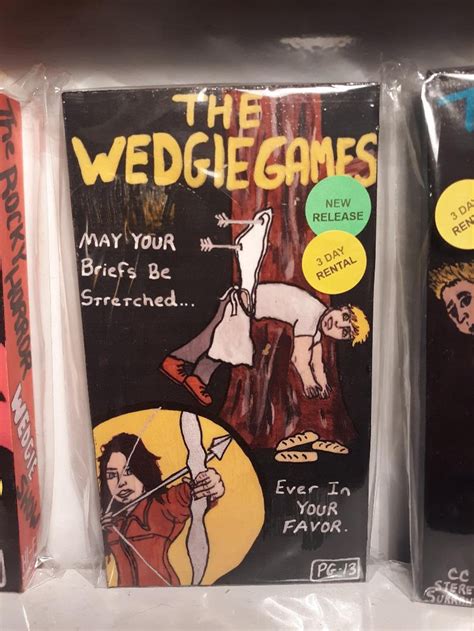 The Wedgie Games Faux VHS Funny Tighty Whities | Etsy